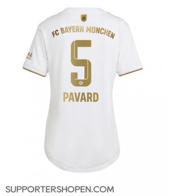 Bayern Munich Benjamin Pavard #5 Borta Matchtröja Dam 2022-23 Kortärmad